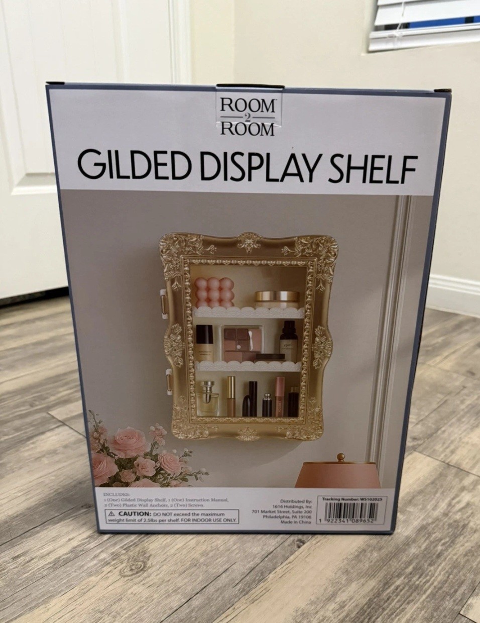 GILDED DISPLAY SHELF NEW TIK TOK VIRAL SOLD OUT FREE SHIPPING NEXT DAY