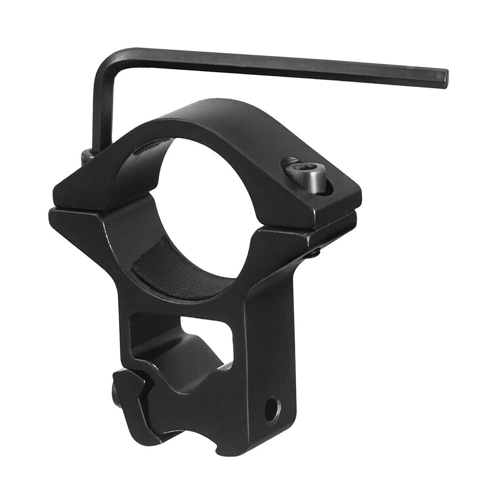2Pcs 1 inch Diameter 11mm 3/8" High Profile See-Thru Dovetail Scope Ring Mounts