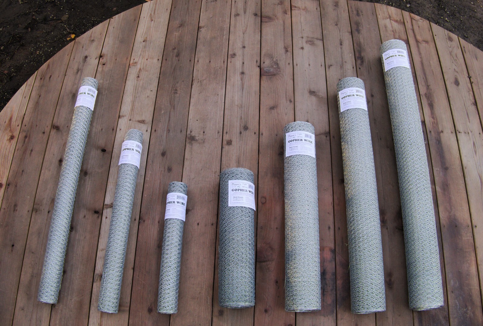 200 Sq Ft Digger's Root Guard Heavy Duty Gopher Wire 3/4" Hex Mesh Roll 2'x100' 