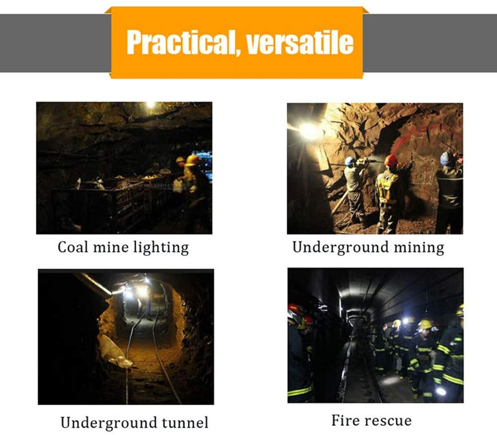 Mining Light KL2.8LM Rechargeable LED Headlamp Waterproof Explosion-Proof Min...