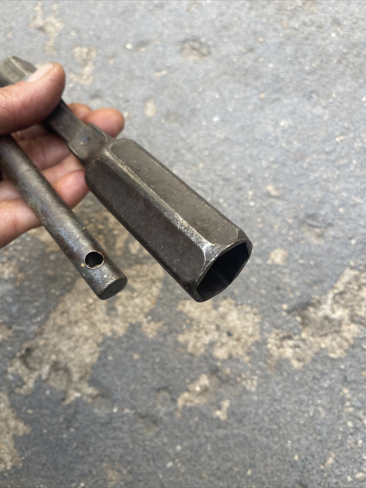 ANTIQUE DRAWN SOCKET 3/4" to 1" DEEP HEX SOCKETS UNMARKED