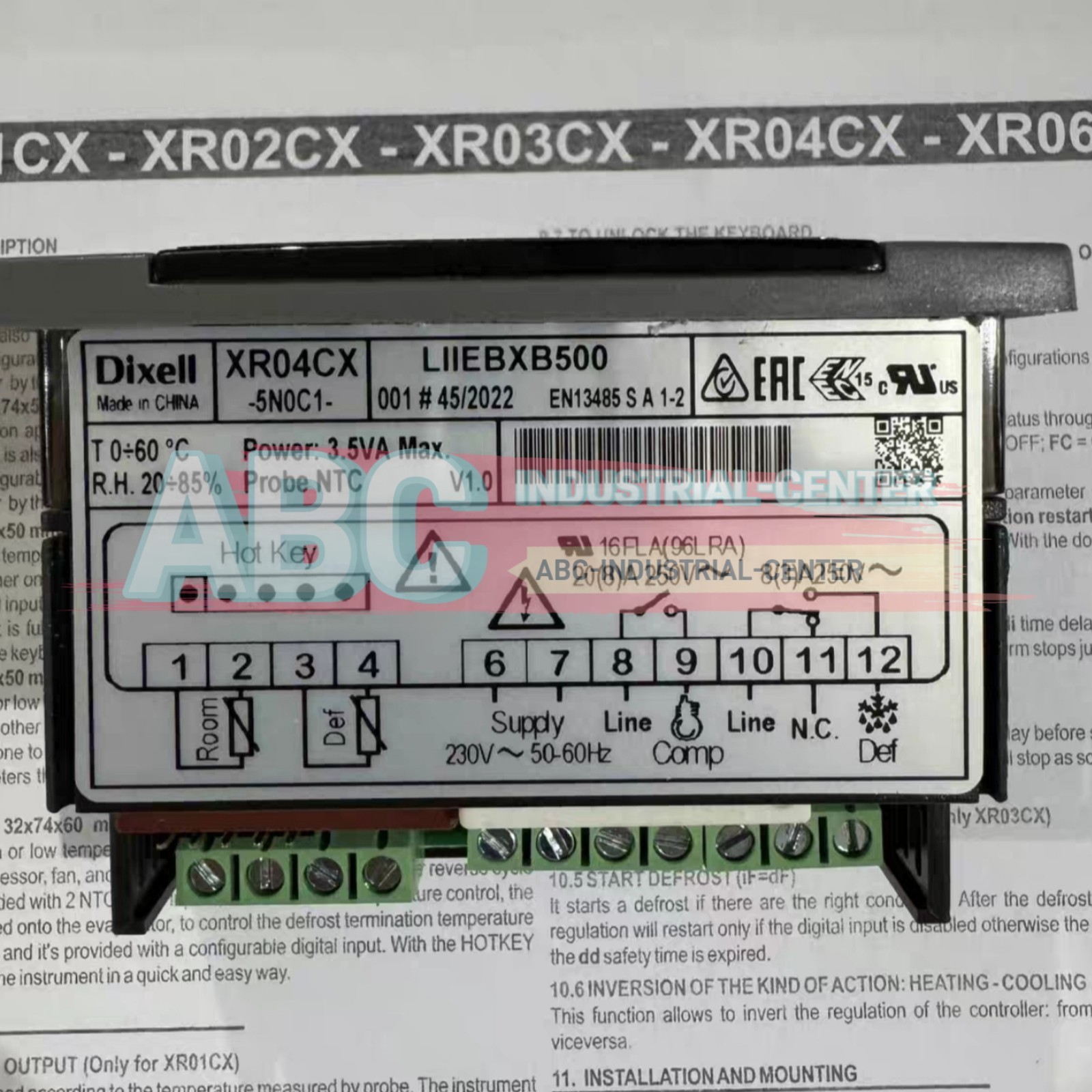 1PCS New DIXELL XR04CX-5N0C1 Temperature controller#