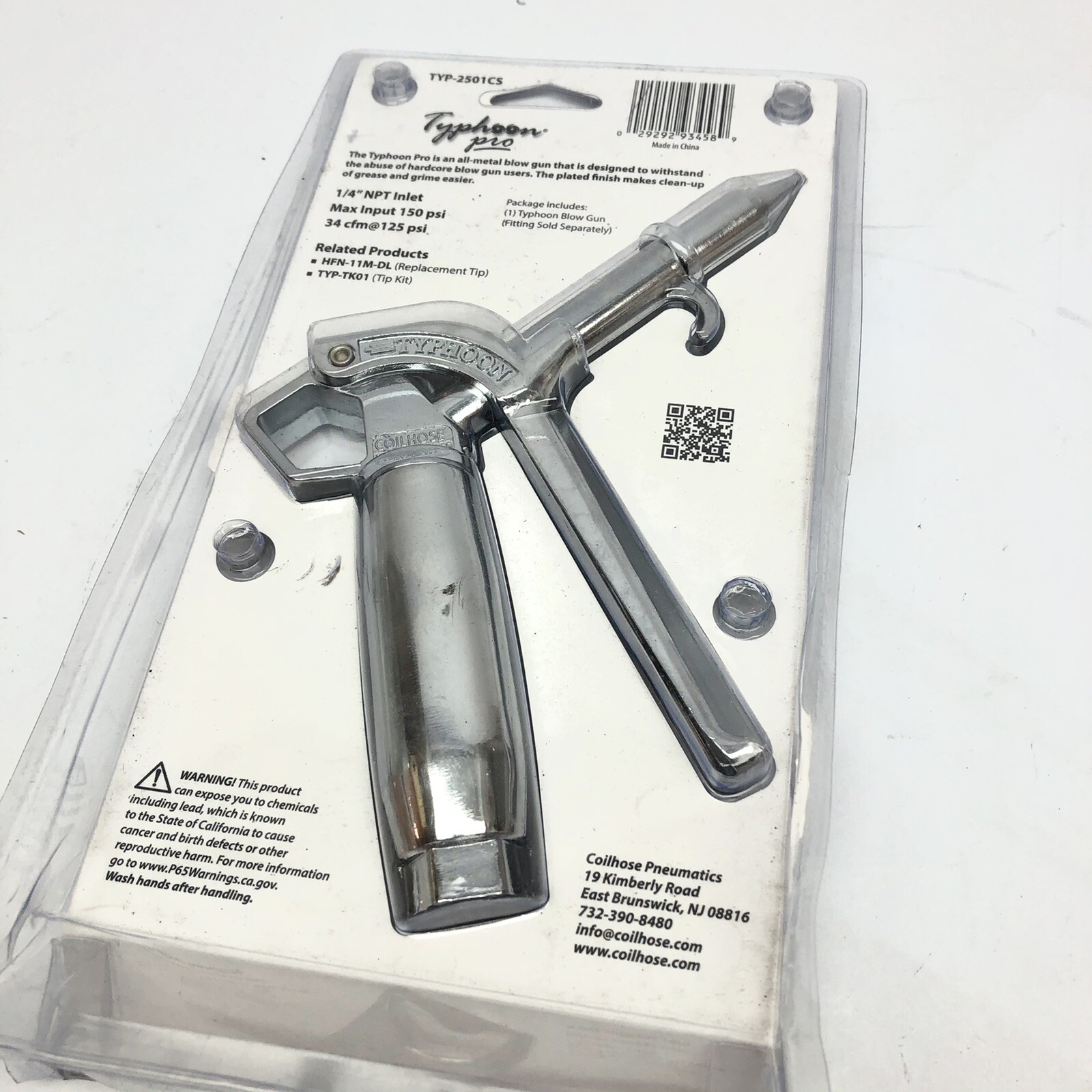 TYPHOON PRO TYP-2501CS 1/4"NPT INLET METAL BLOW ACME/COILHOSE