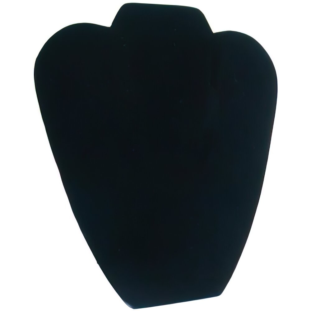 Black Velvet Necklace Display Jewelry Bust Easel 8 5/8"