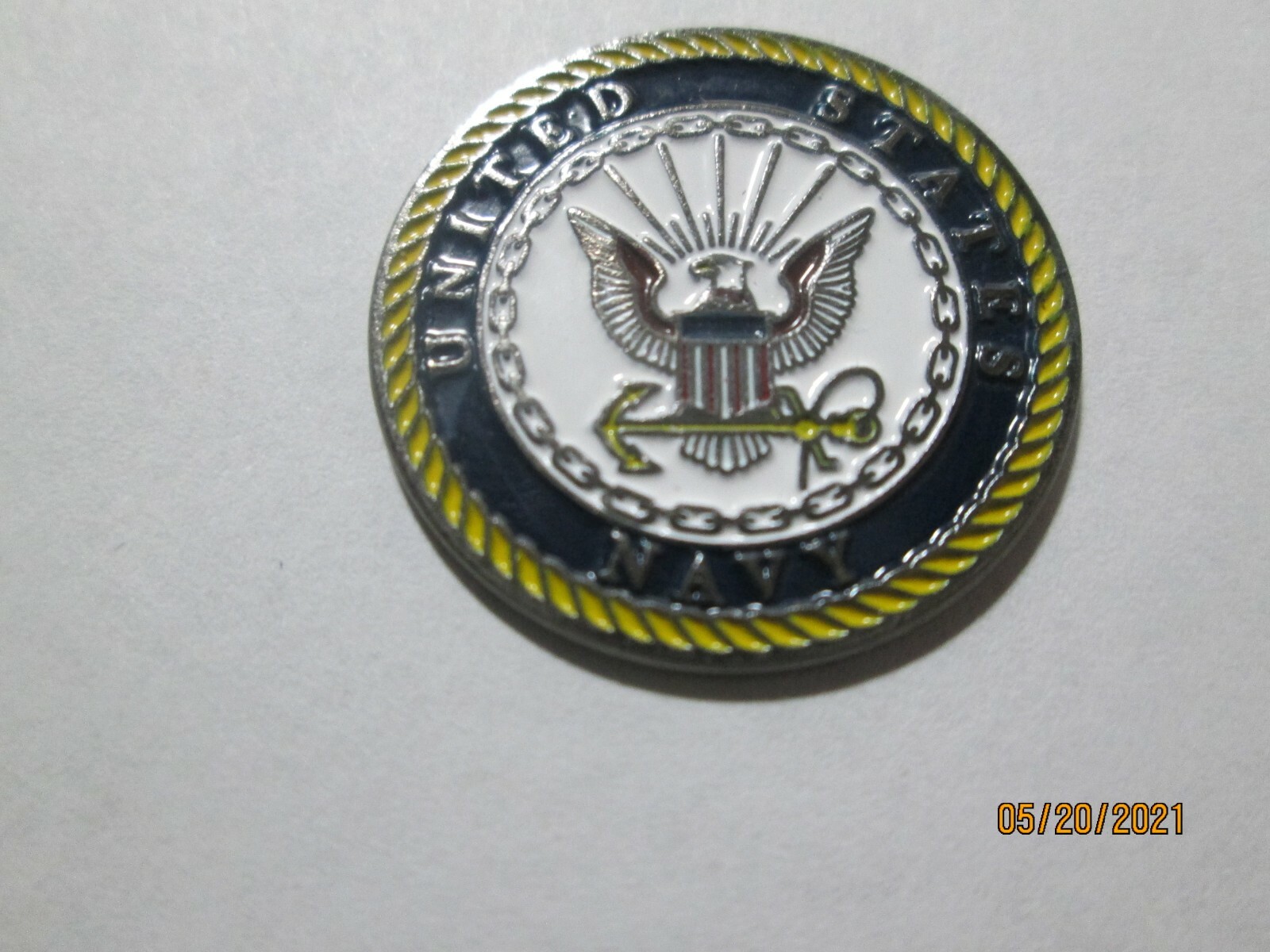 NEW! US Navy Golf Ball Marker 2 Sided