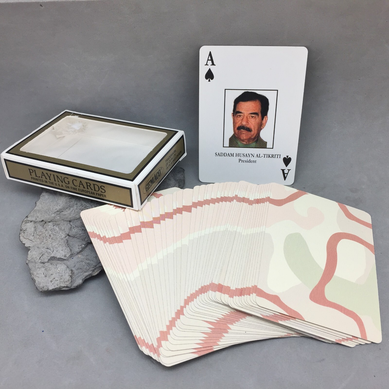 Saddam Husayn Iraq War 2003-2011 Playing Cards Vintage Gemaco Complete Photos