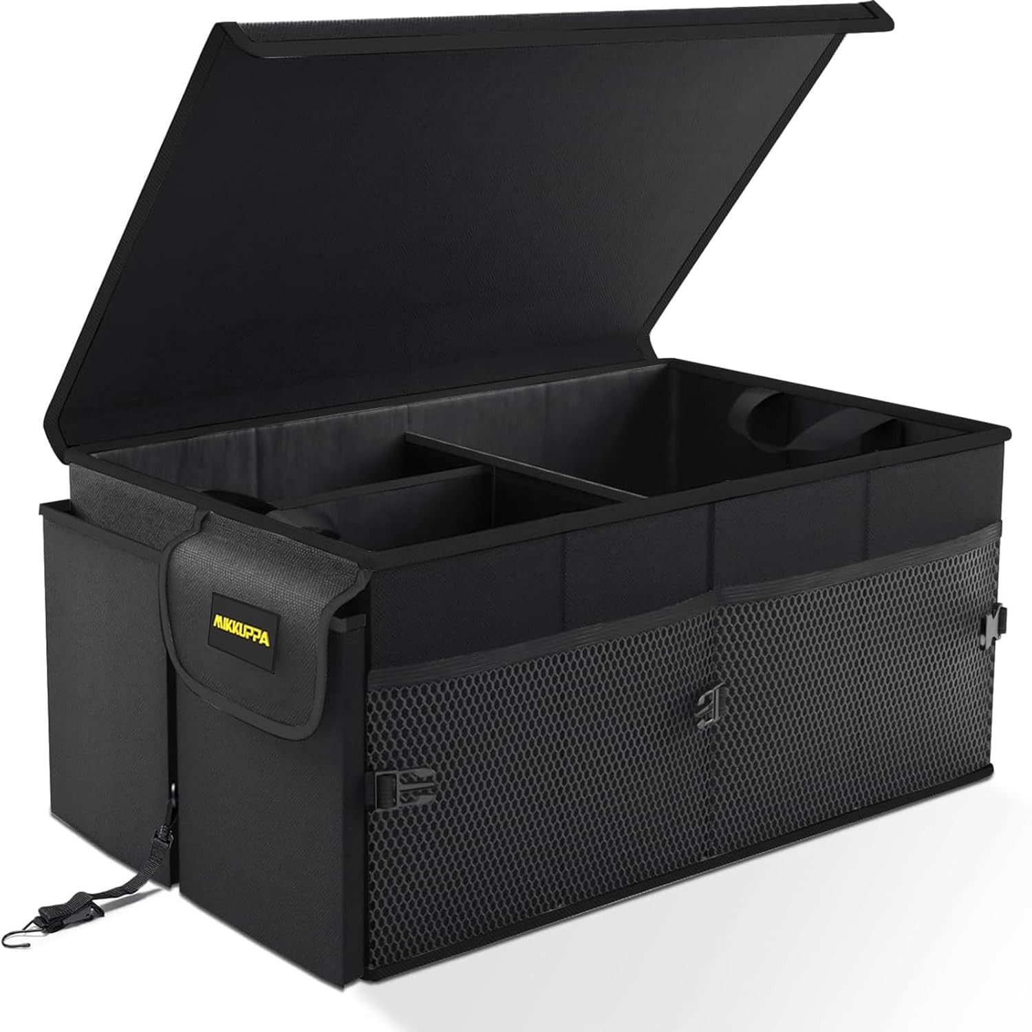 MIKKUPPA Car Trunk Organizer - 65L Collapsible Trunk Organizer with Lid, Sturdy