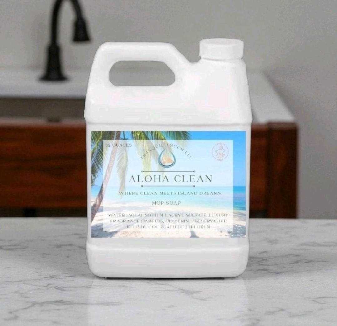 Aloha Clean Tropical Scented Non Toxic Mop Soap High Concentration