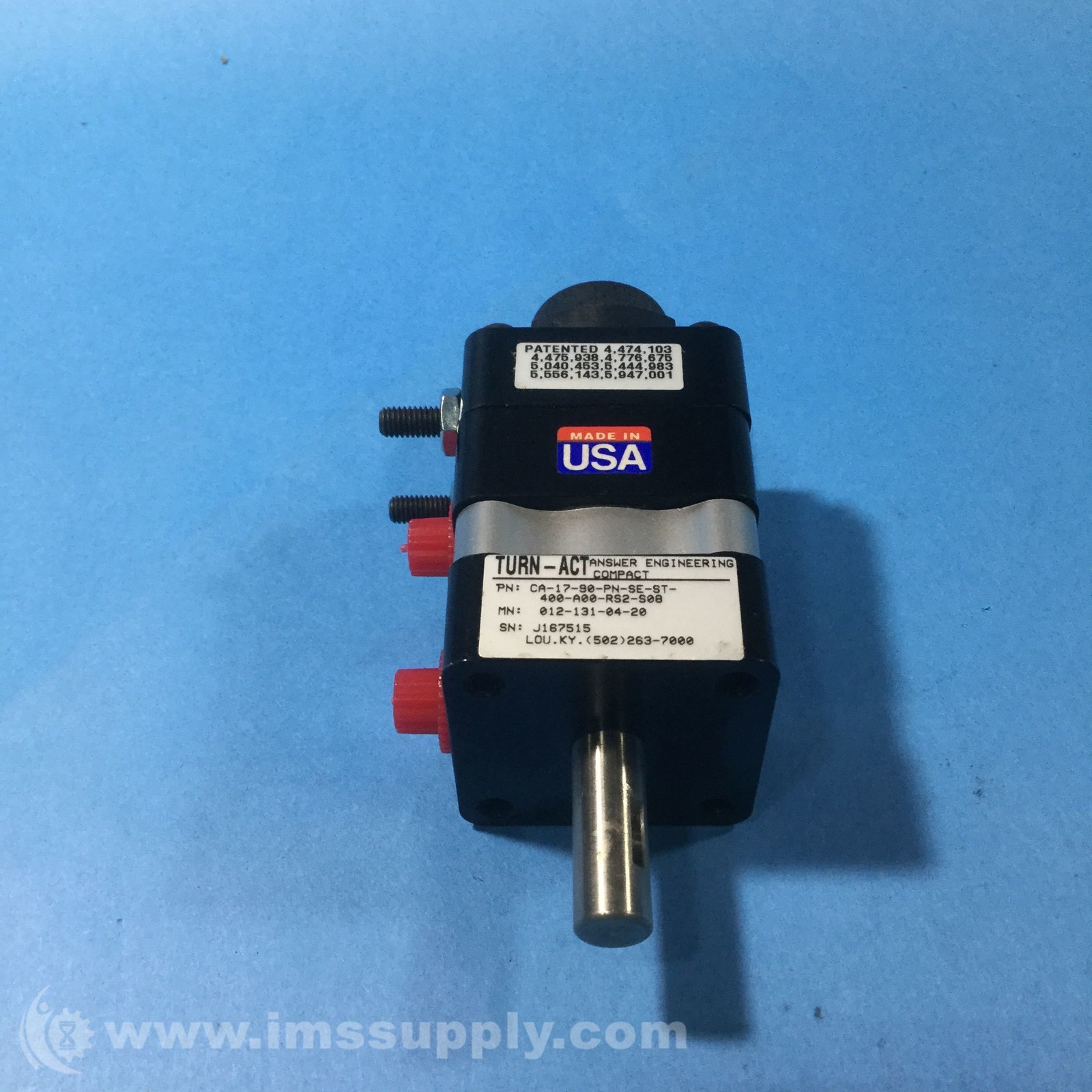 CA-17-90-PN-SE-ST-400-A00-RS2-S08 Actuator FNIP