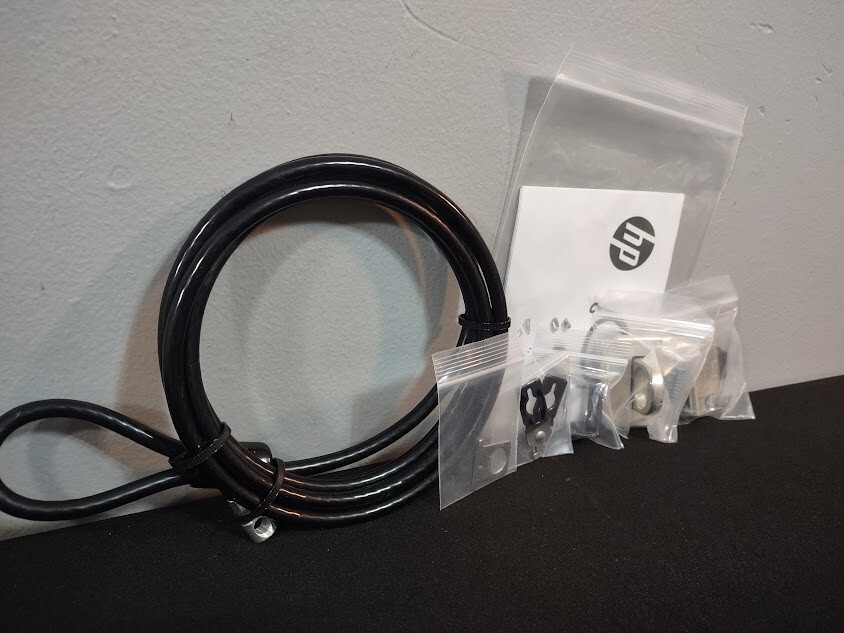 HP Business PC Desktop Security Lock V2 Kit Hardware Locking Cable 822537-001