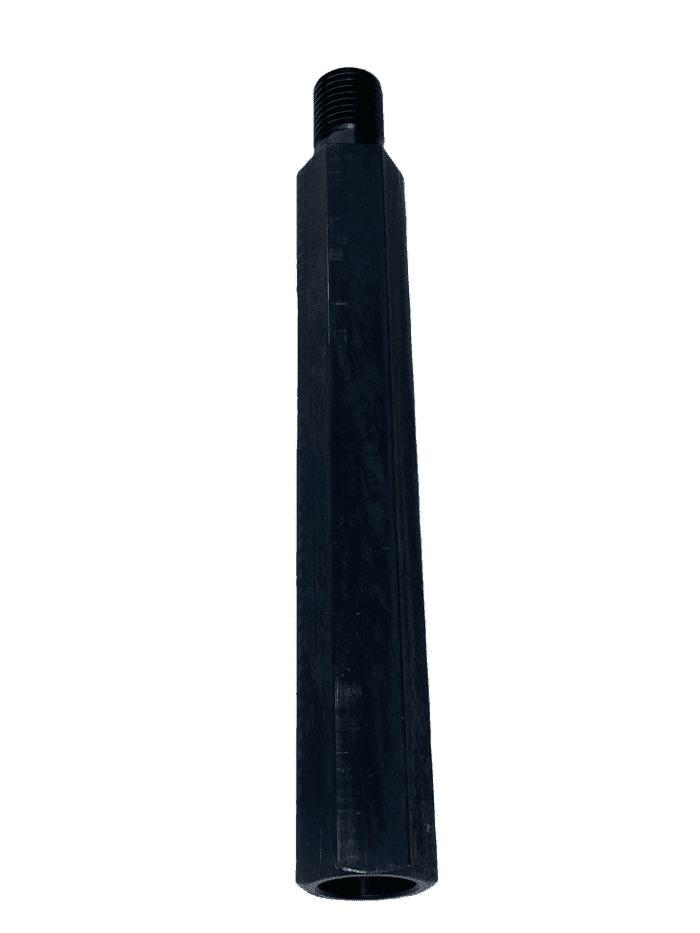 2 Pack Shaft Extension Adapter for Core Drill Bits 1/4"-7 Thread 12" Length