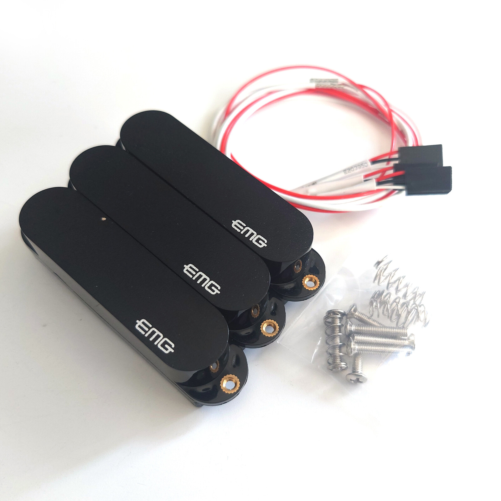 China Made Classic Active Guitar Pickups SSS Single Coil Set Black