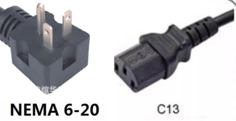 BITMAIN PSU 220v 240v HEAVY DUTY Power Cord Cable Antminer S9 L3 NEMA 6-20 6FT