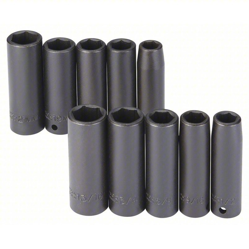 Impact Socket Set (10 Pieces)