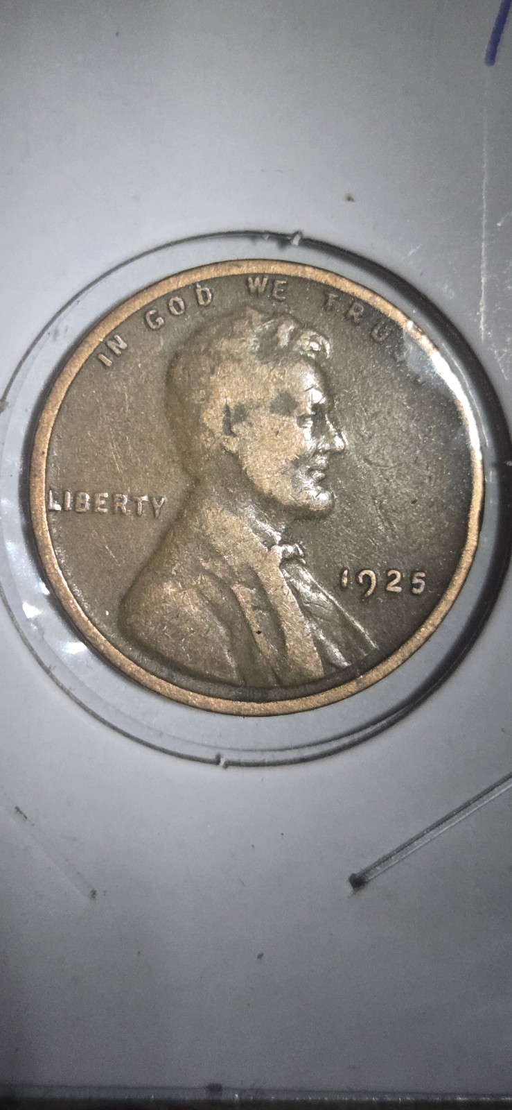 1925 Lincoln Cent With Adjusted Strike!