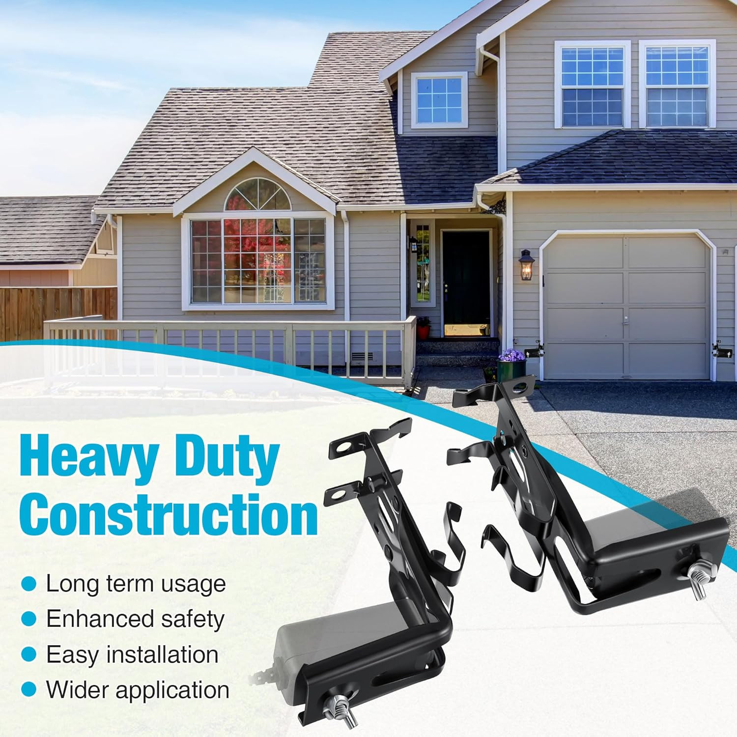 2 Pack Garage Door Sensor Brackets Compatible with Craftsman & Liftmaster