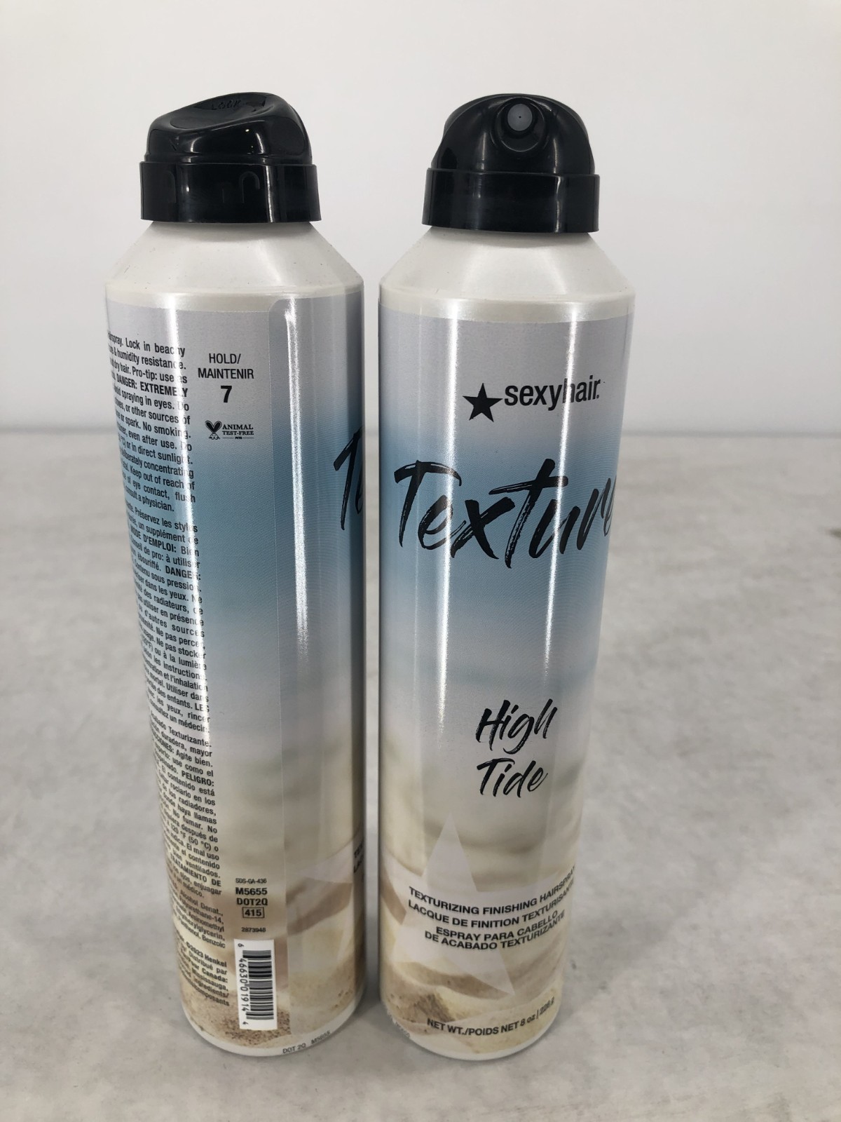 Sexy Hair High Tide Texturizing Finishing Spray 8 oz (2 Pack) - NEW
