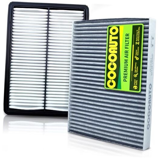 Cabin & Engine Air Filter Kit for Kia Sorento (2016-2020) 2.0L 2.4L 3.3L,