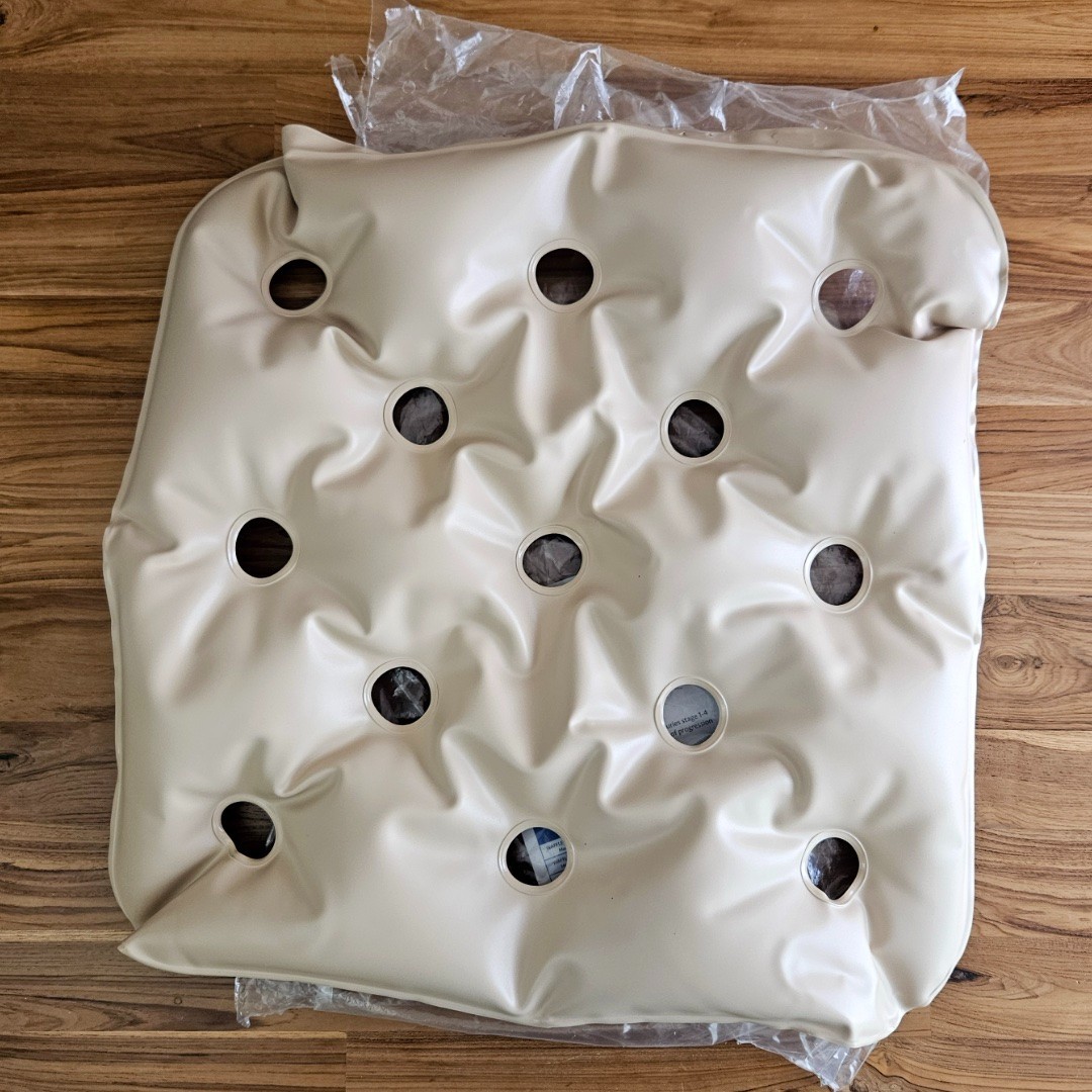 EHOB 218WC Large Waffle Seat Rehab Wheelchair Air Pressure Cushion 19"x19"x1.5"