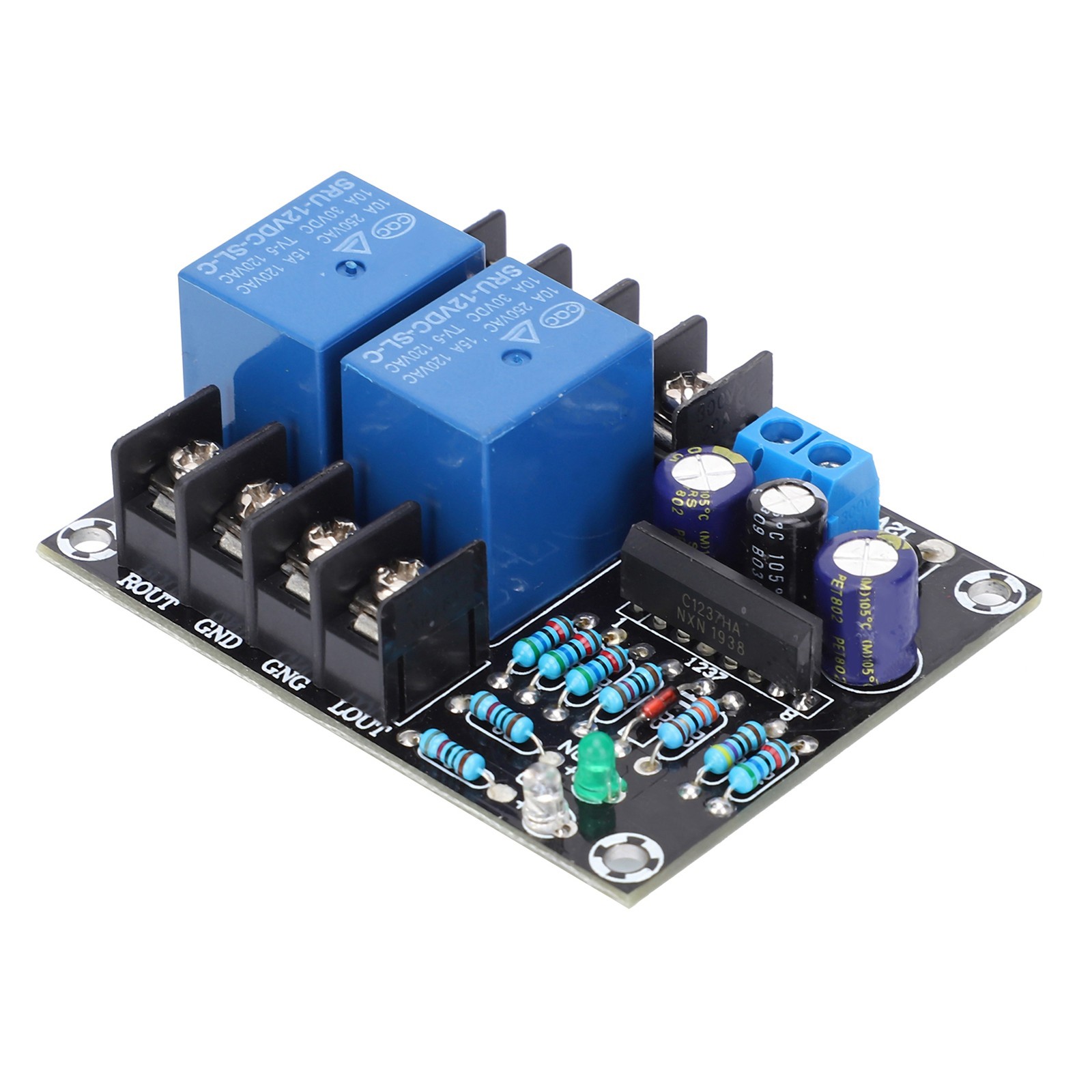 Speaker Protection Board DualChannel Voltage Regulator Delay Module AC1215V