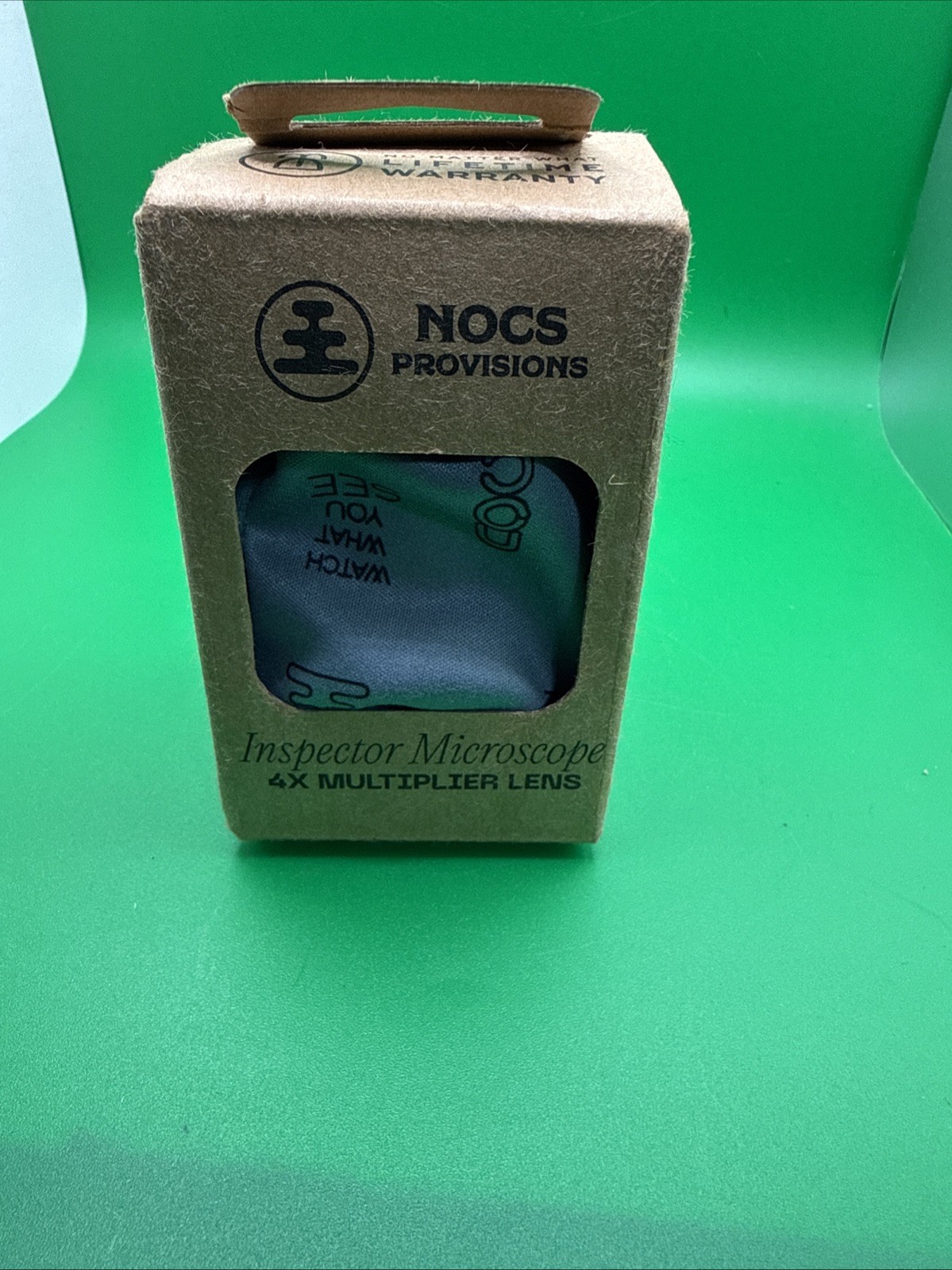 Nocs Provisions Inspector Microscope 4X Multiplier Lens, Waterproof 32x Black