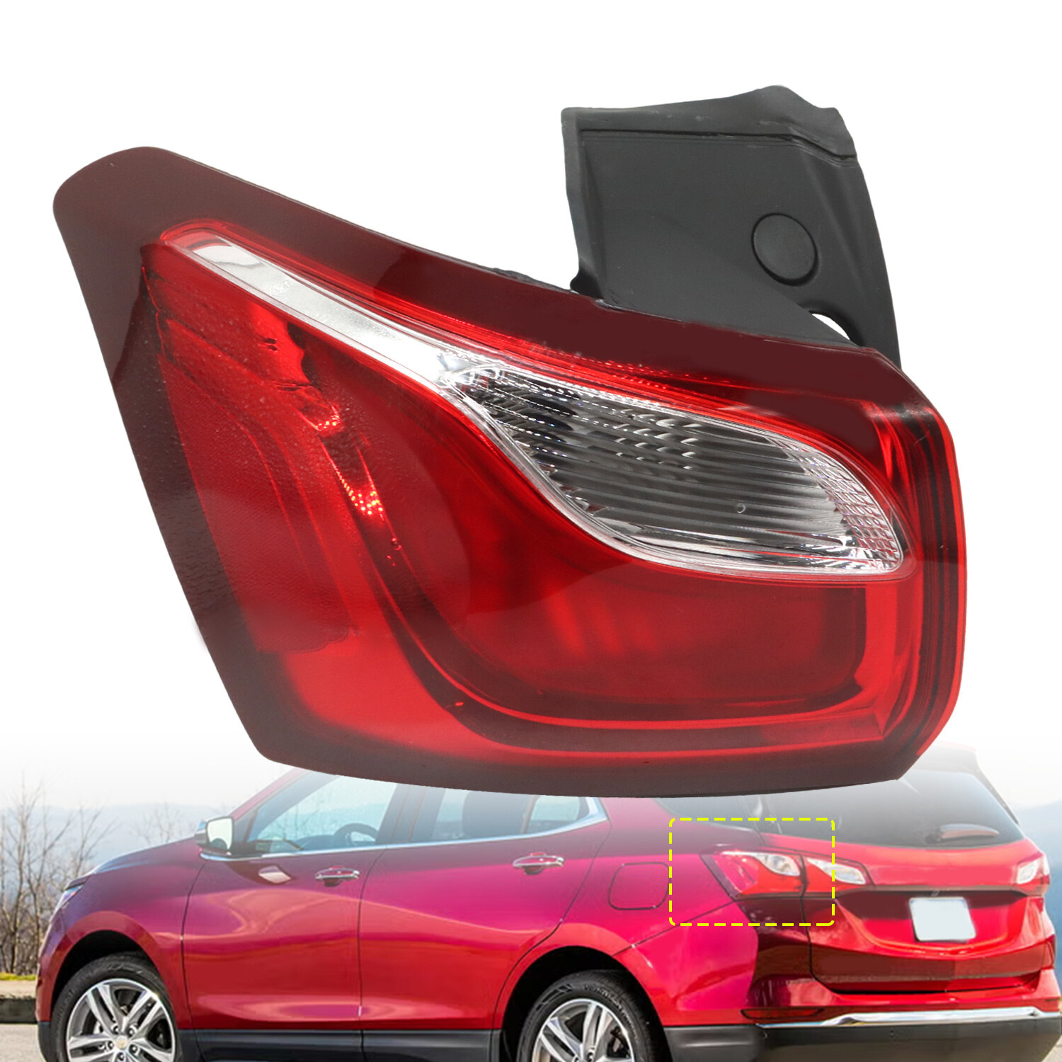 For 2018-2021 Chevy Equinox LED LH Taillight Taillamp Assembly Outer Driver Side