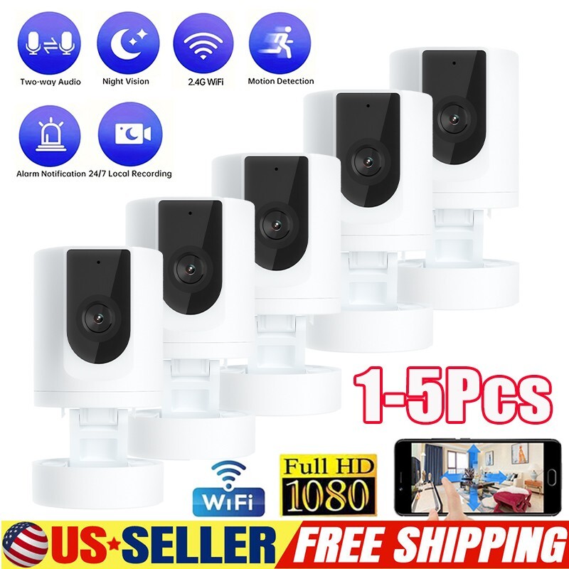1-5X Lot Wired Security Camera  Baby Pet Monitor Cam WiFi 1080P Smart Home