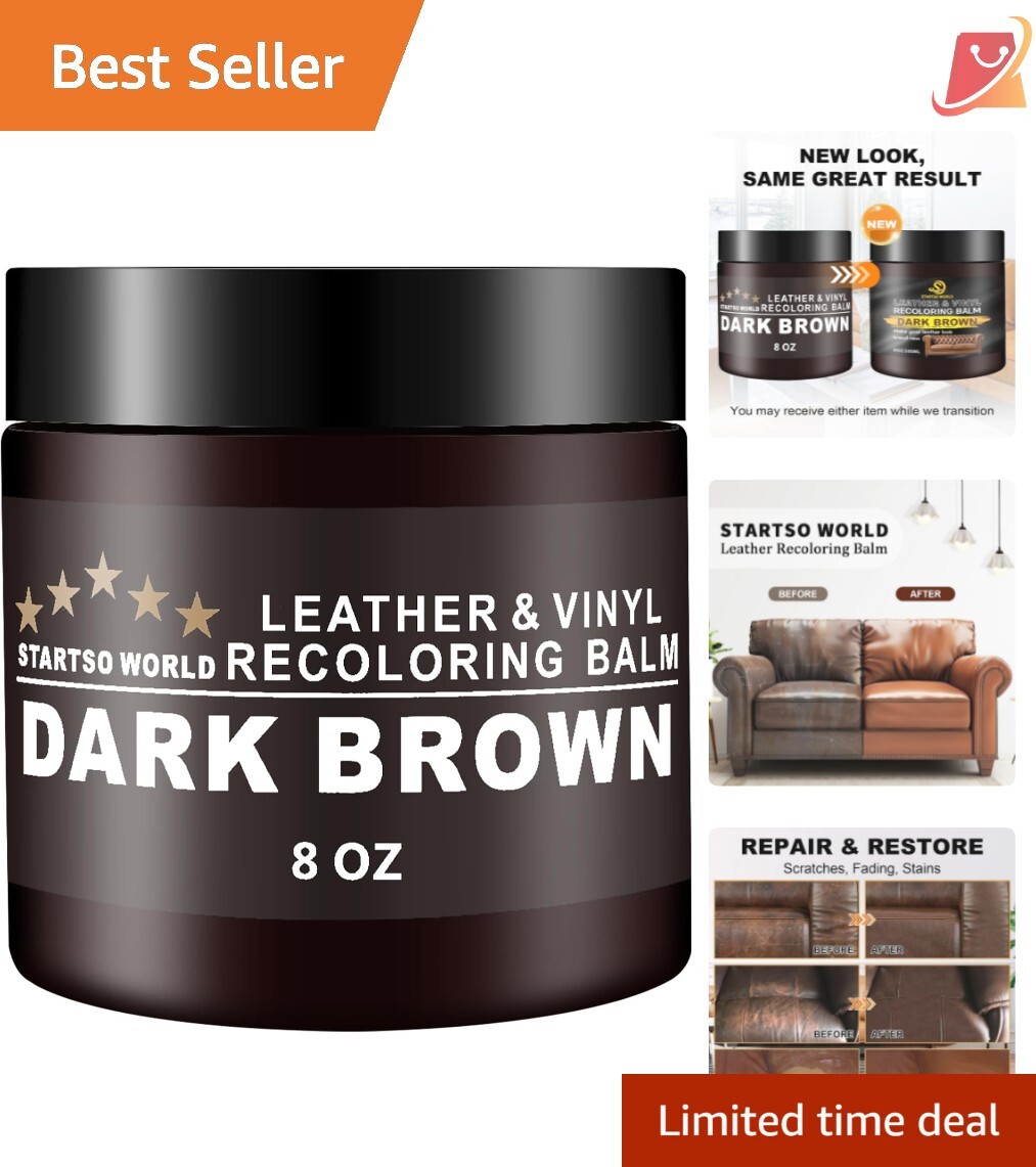 Leather Repair Kit Leather Dye Restorer for Furniture Couches Car Upholstery