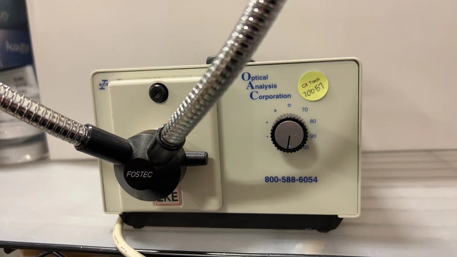 FOSTEC A20500 ACE Fiber Optic Light Source Illuminator with Double Gooseneck