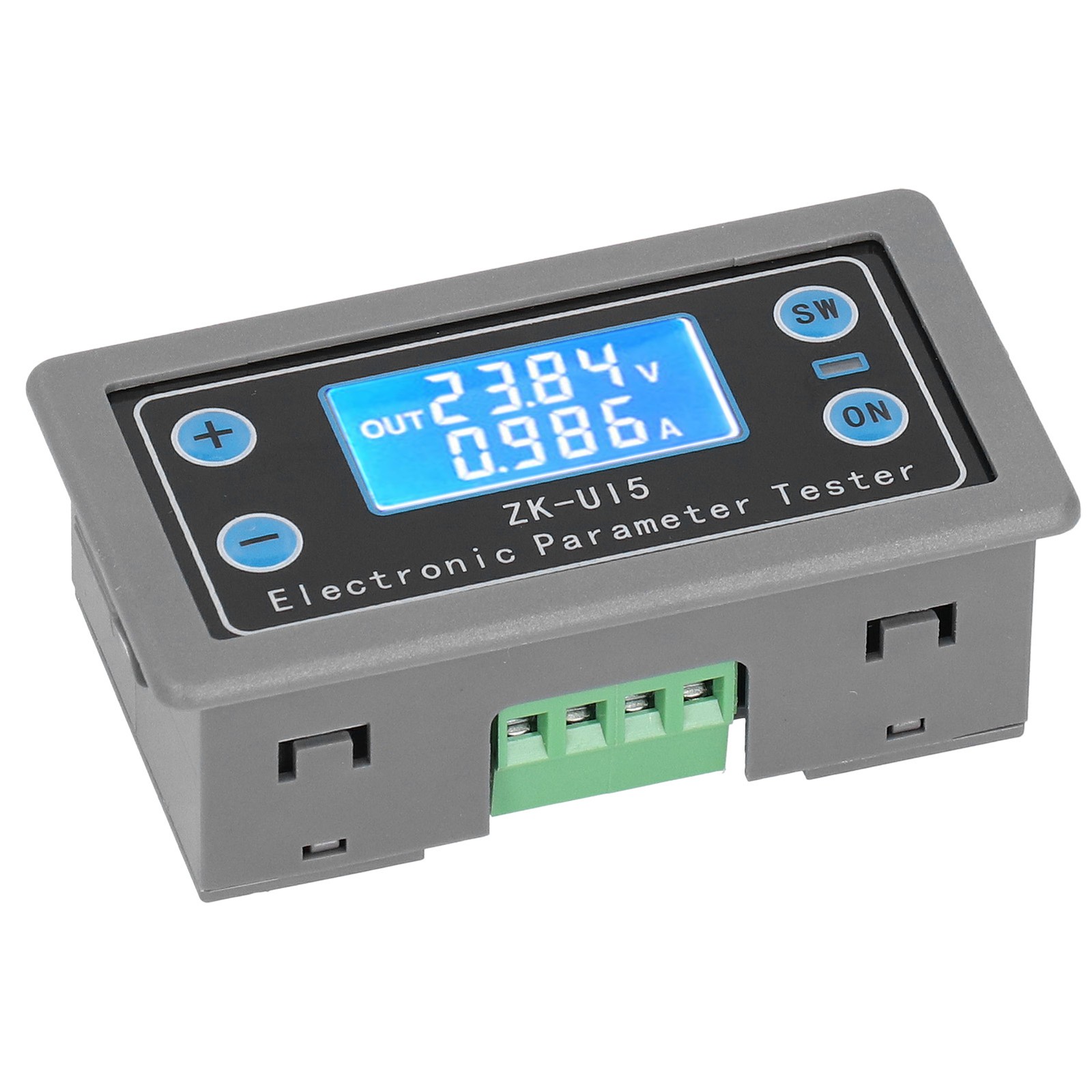 ZKU15 Voltage Current Testing Meter LCD Digital Display Volt Ammeter CS
