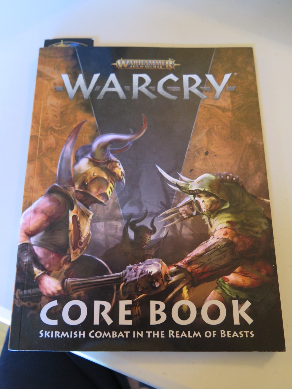 WARHAMMER AGE OF SIGMAR WARCRY CORE BOOK SC GAMES WORKSHOP +BOOKMARK 2022 RARE