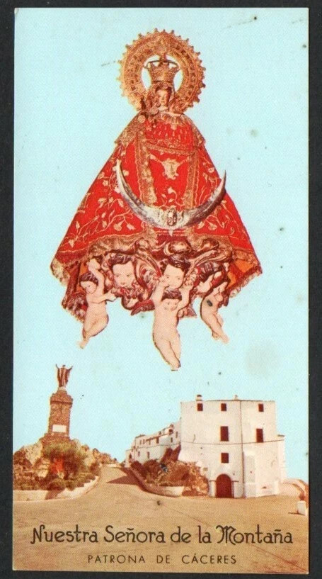 Holy card de la Virgin santino image pieuses estampa