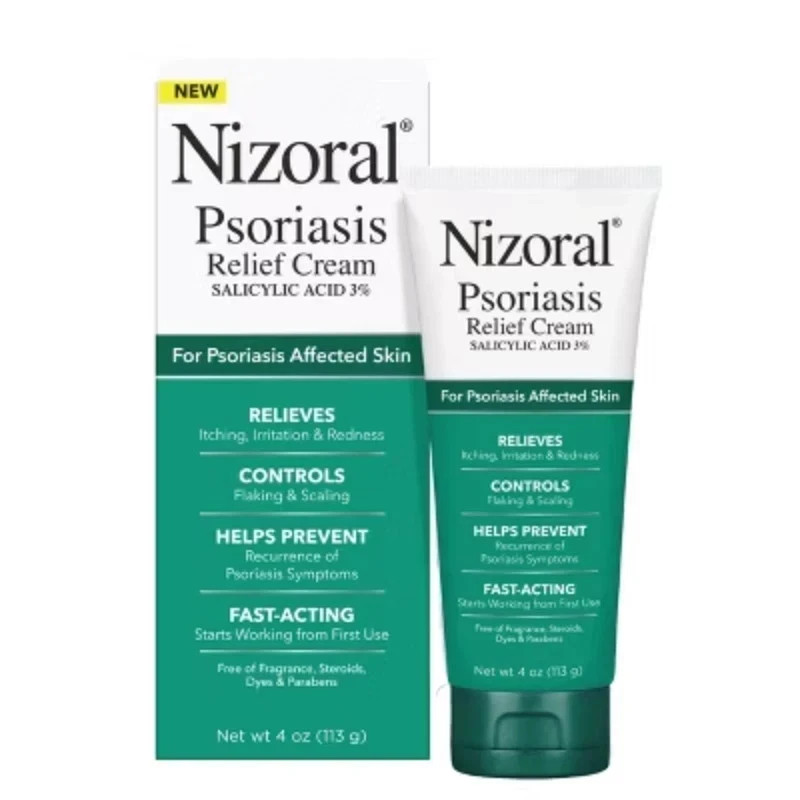Nizoral Psoriasis Relief Cream 4 fl oz Exp. 12/2026 Fast Acting New in Box