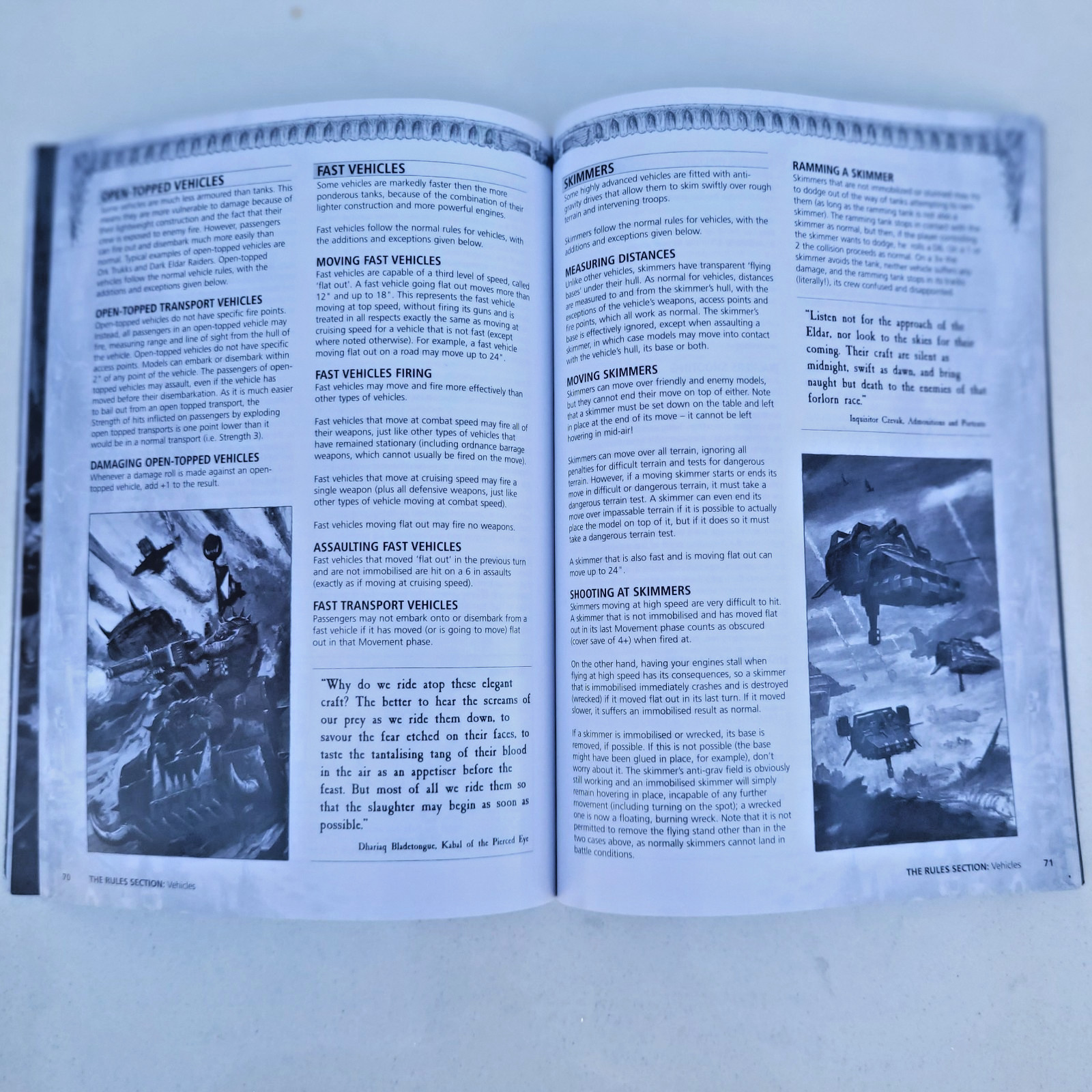 Warhammer 40k Rule Book. Warhammer 40k 5th Edition Soft Back. VG+