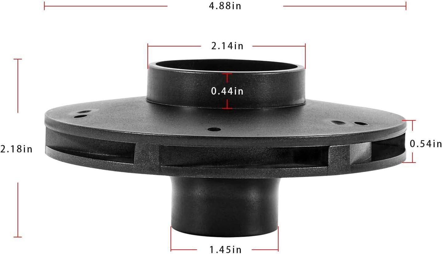 073129 Pump Impeller Replacement For 1-1/2 HP and 2 HP WhisperFlo Pool Pump