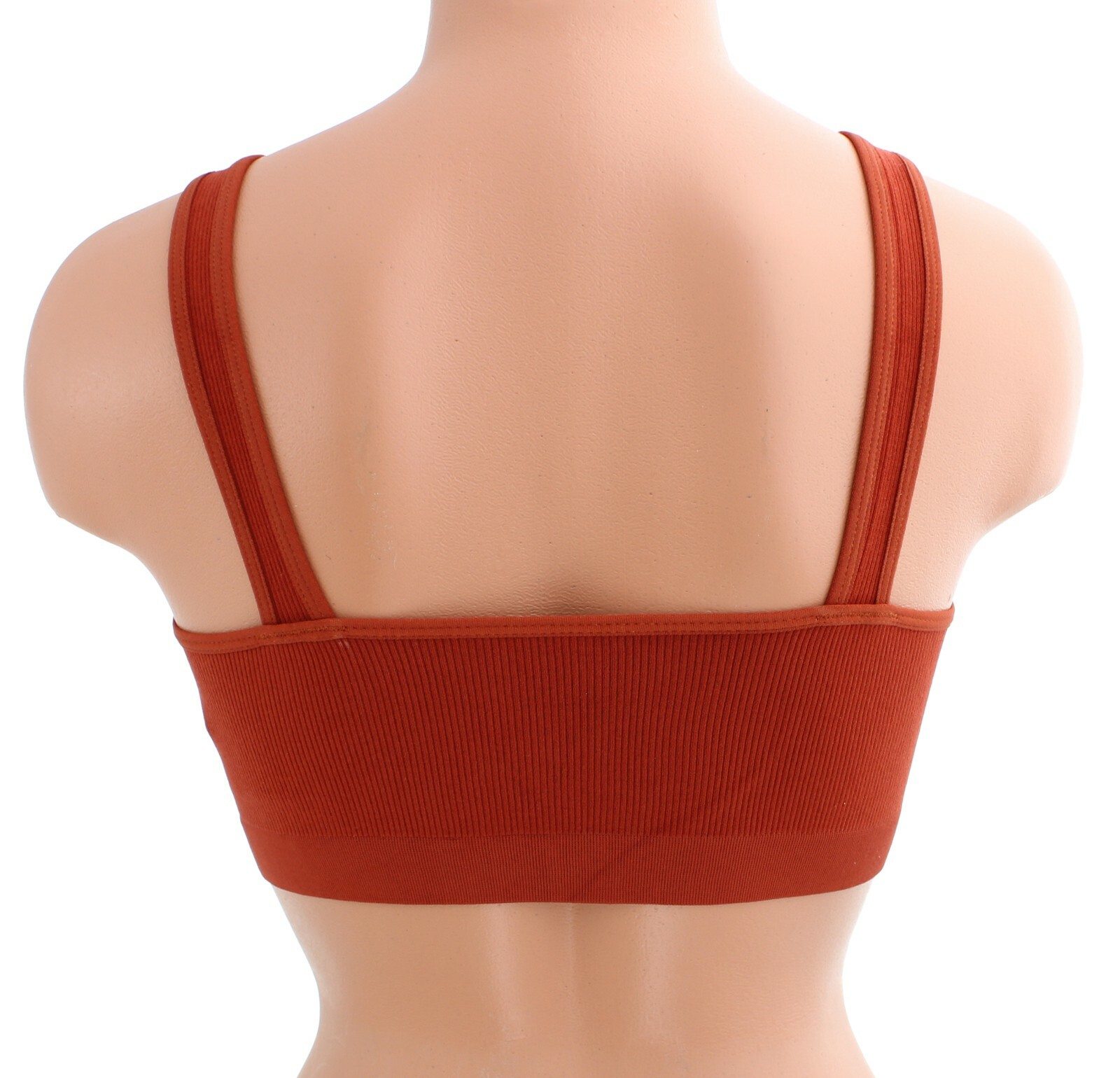 Lively Pull-Over Bralette 42658, Ribbed Texture, Stretch Material, Plunge Front