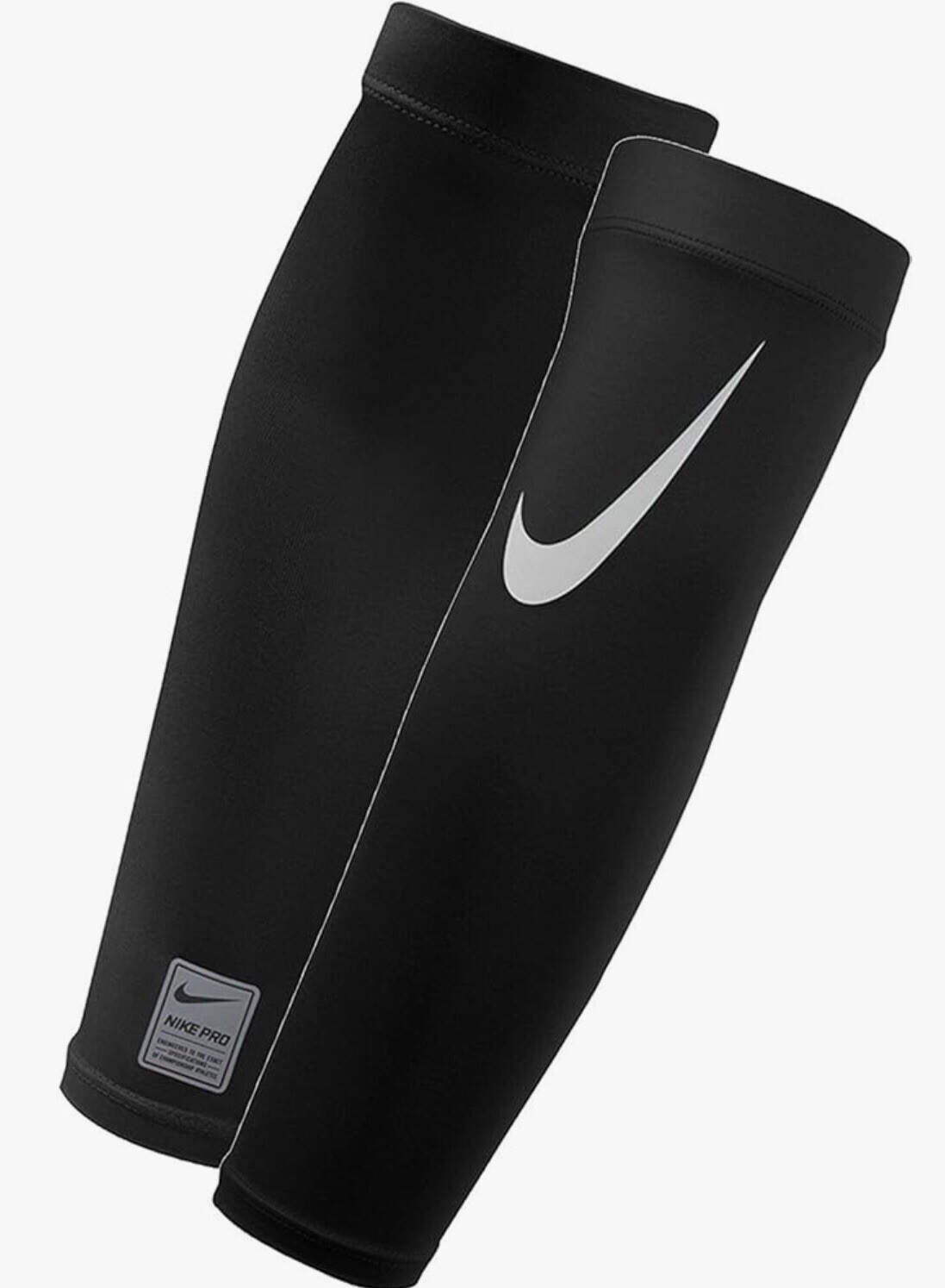 NIKE Pro Adult Dri-FIT 3.0 Arm Sleeves, Black/White, Small/Medium