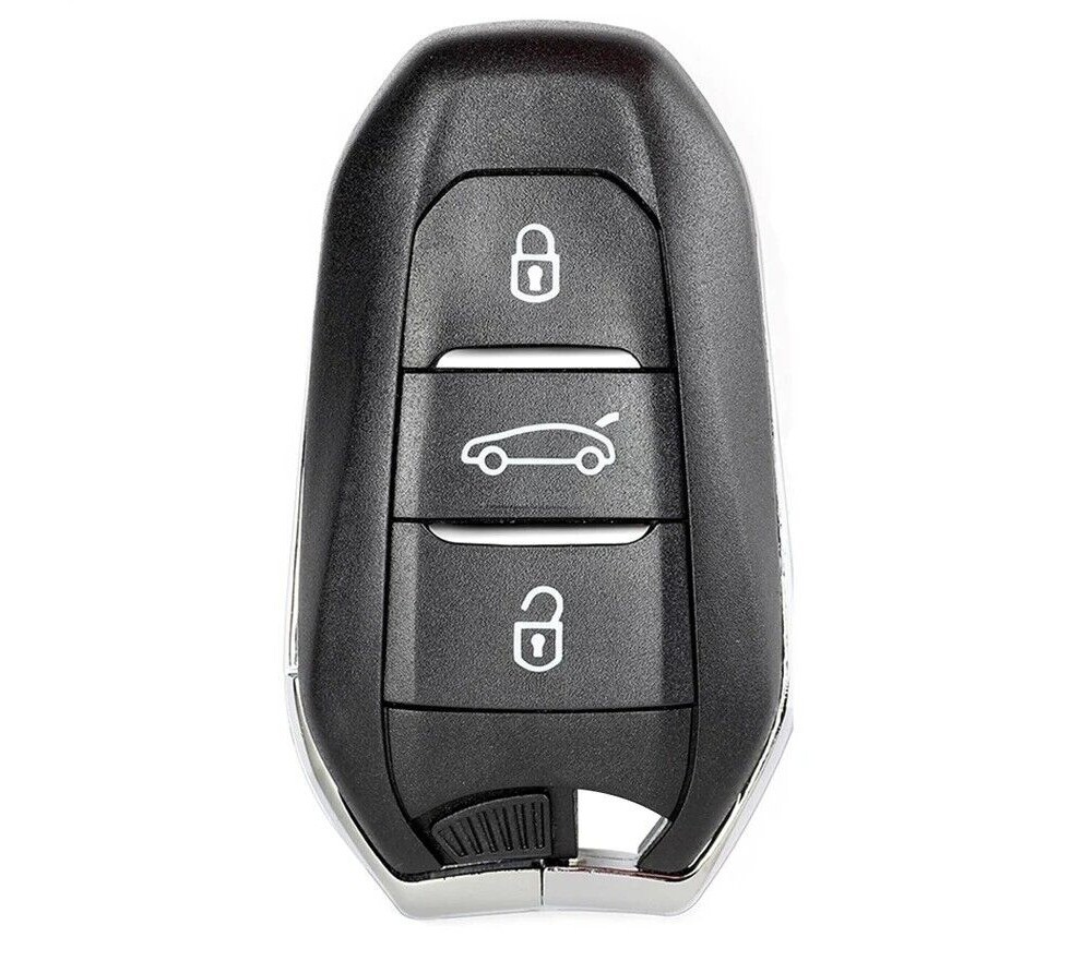 Smart Remote Car Key Fob 3 Buttons FSK 434MHz 4A Chip for Peugeot 508 308 408