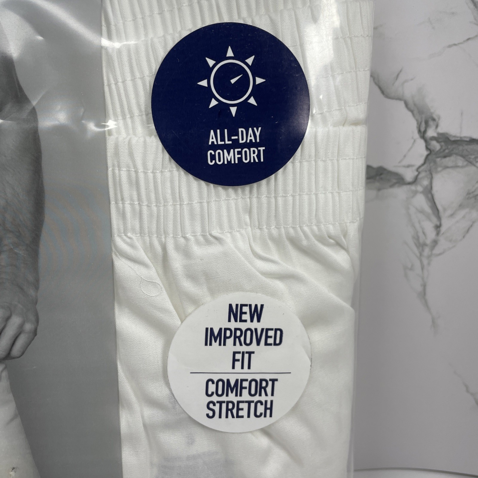 4 Pack of Stafford Woven Boxers Men's Size Small 100% Cotton White