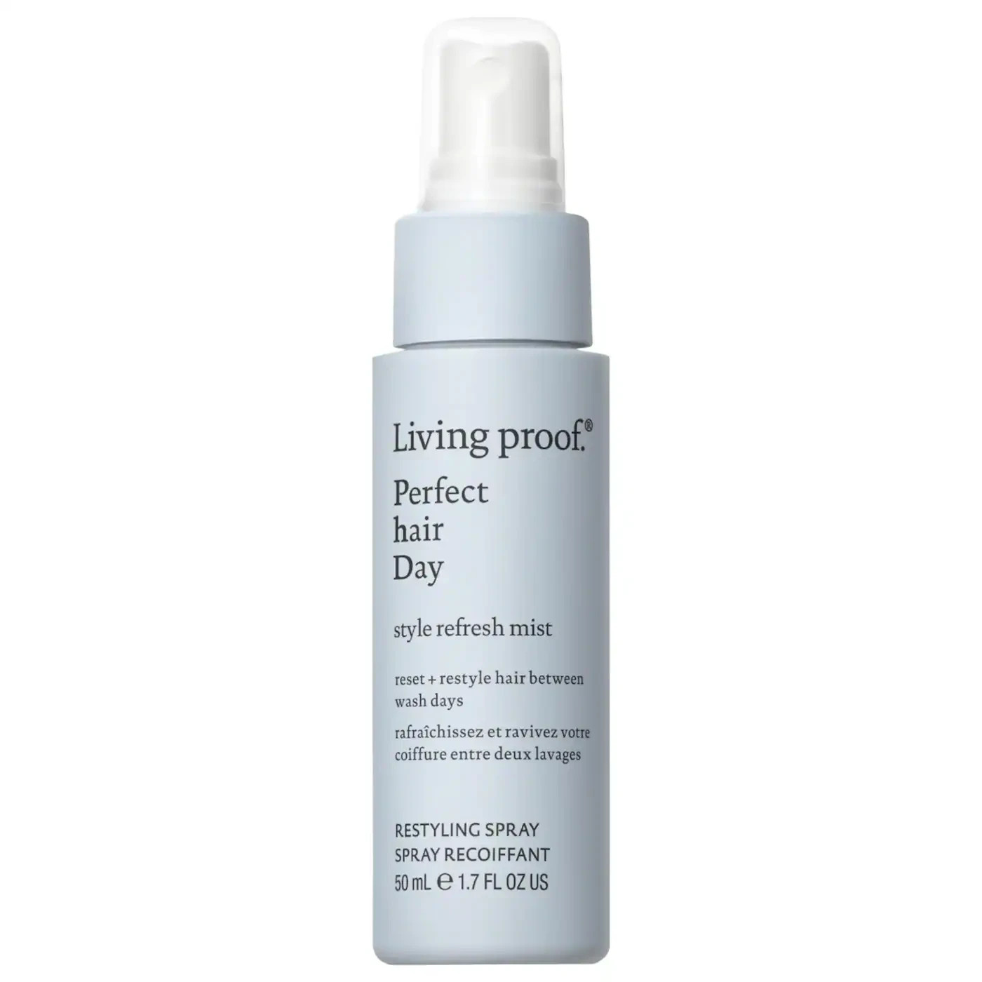 Living Proof Perfect Hair Day (PhD) Style Refresh Mist Spray 1.7 Oz Travel Size