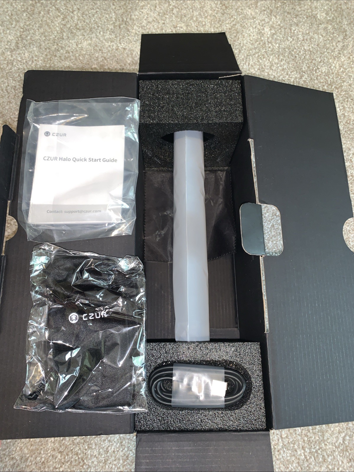 CZUR Halo Dual 1080P Webcam with Microphone, Professional USB Web Camera