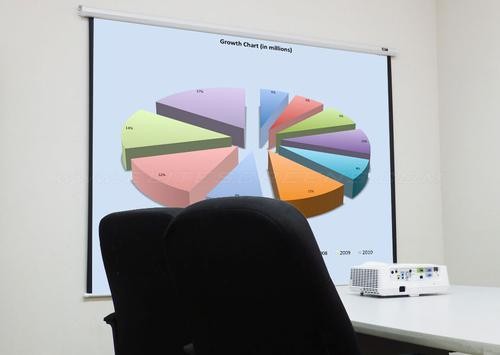 NEW Elite Screen M100V Manual B Series 100" (4:3) MaxWhite B Projector Screen