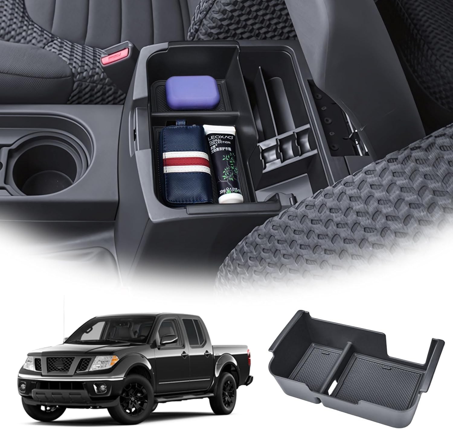 Center Console Organizer Tray Compatible with 2005-2021 Nissan Frontier Console