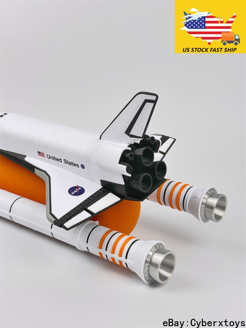 1:200 Scale NASA Space Shuttle Model Painted Finished