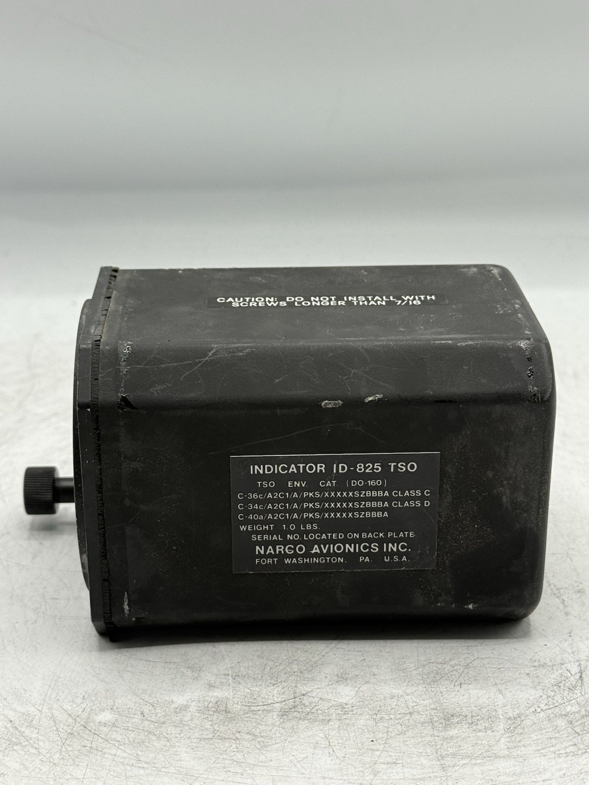 NARCO ID-825 TSO NAVIGATION INDICATOR READ