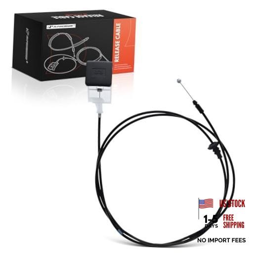 Front Hood Latch Release Cable with Handle | Compatible with Scion tC 2005