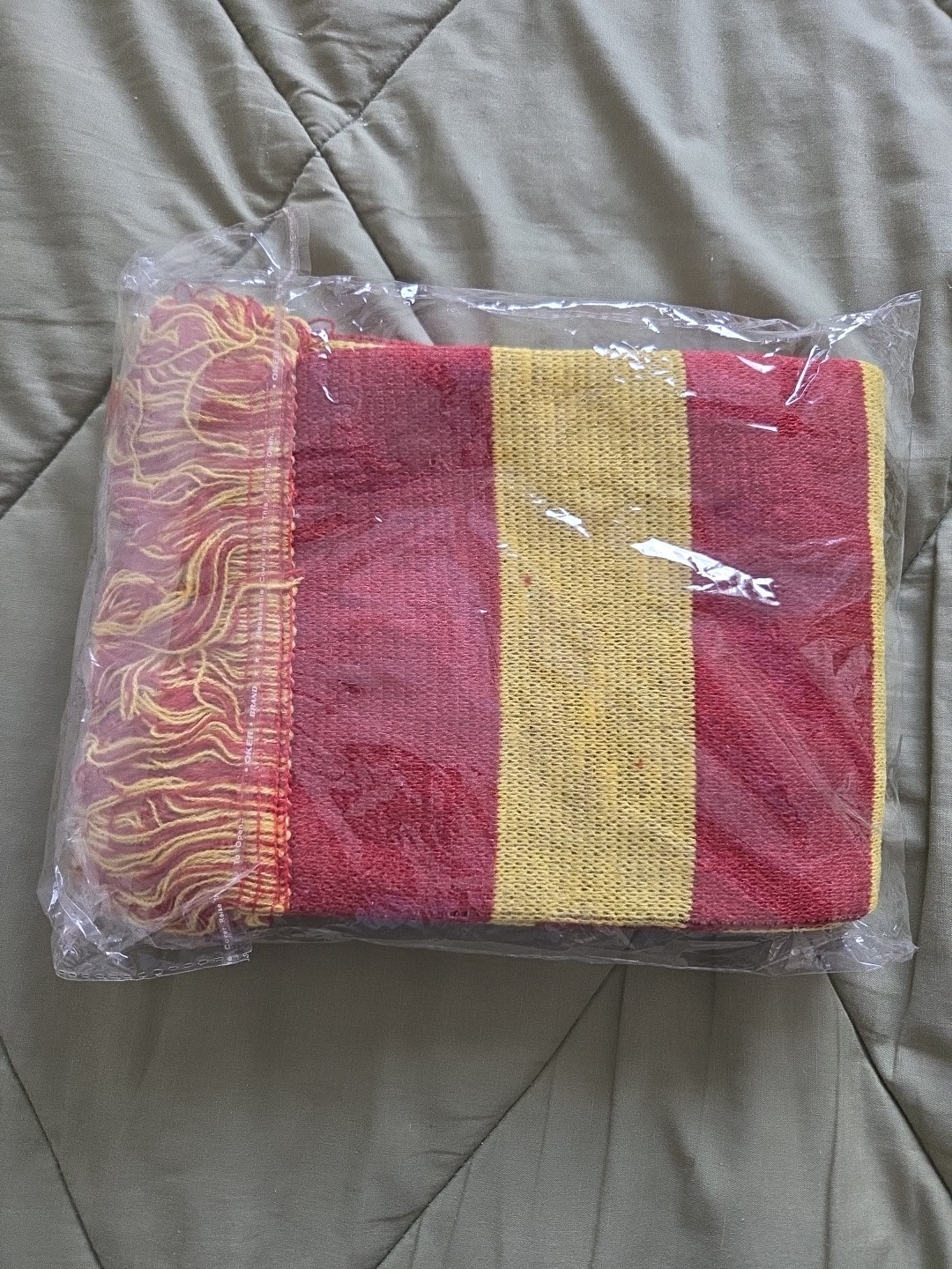 Wisconsin Timber Rattler Minor League Baseball Team Logo Red/Yellow Winter Scarf