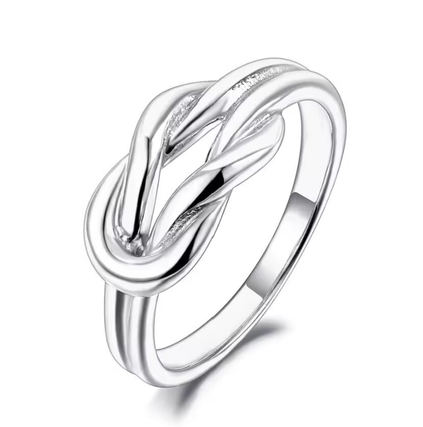 Stainless Steel  Knot Ring