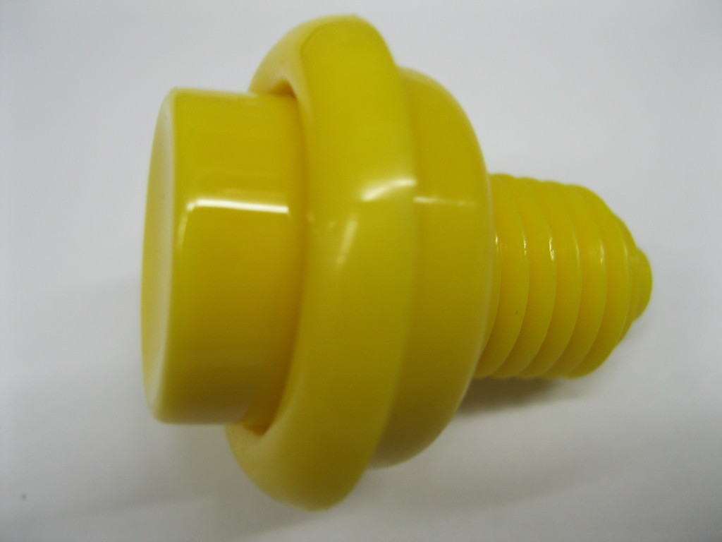 New YELLOW Pinball Cabinet Flipper Button Williams Bally Stern Sega Data East