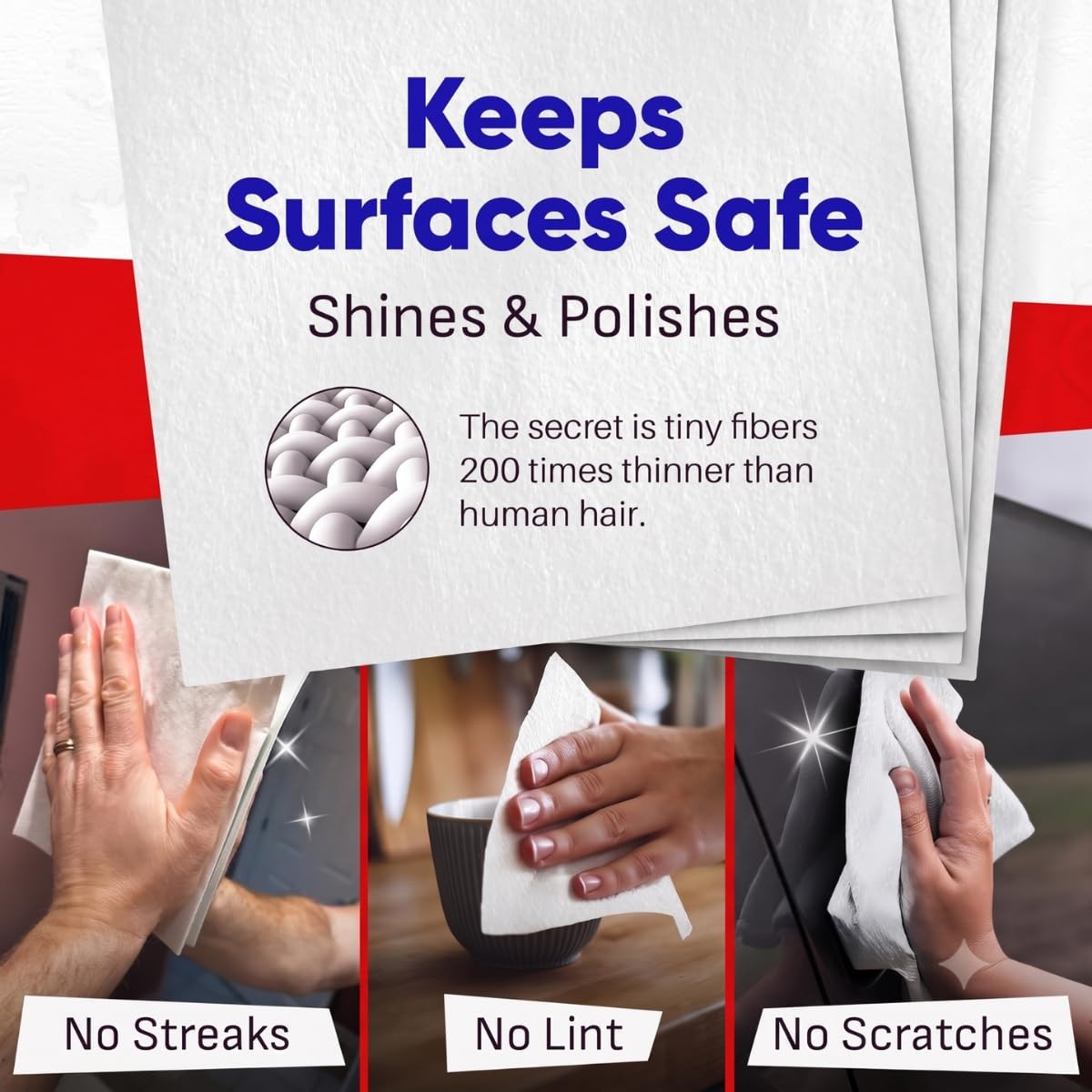 Streak Free Cleaning Cloth 2-Pack